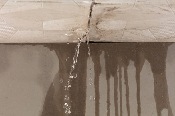 Professional Flood Damage Cleanup technician working in Tower City, ND